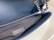 kitlife Chanel Flap bag Calfskin Blue bag - 32 x 19 x7.5 cm - 2