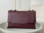 kitlife Chanel Flap bag Calfskin Red bag - 32 x 19 x7.5 cm - 3