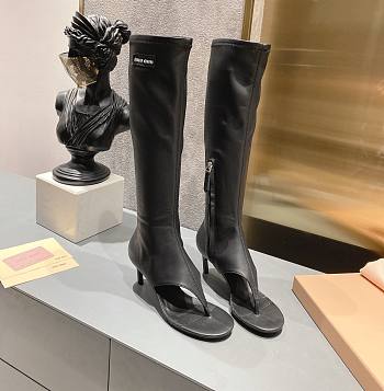 kitlife MiuMiu hight boots black - 40cm boot leg - 45 mm heel