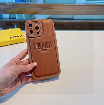 Kitlife fendi phone Case brown