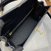 kitlife Hermes kelly bag Black box calf leather - 25cm - 3