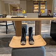 Kitlife PRADA Vernice Patent Cap-Toe Ankle Boots black - 45mm - 2