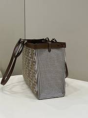 Kitlife Fendi brown X Tote shoulder bag - 41x13x29 cm - 4