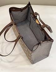 Kitlife Fendi brown X Tote shoulder bag - 41x13x29 cm - 5