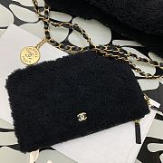 kitliife Chane 22 black leather bag - 30x30x8 cm - 5