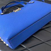 Kitlife VALENTINO GARAVANI blue Rockstud Small Leather Tote Bag - 28x20x8 cm - 6