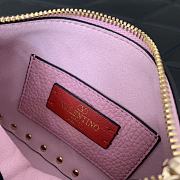 Kitlife Valentino Garavani Rockstud Leather Shoulder Bag pink - 19x13x7cm - 6