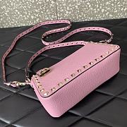 Kitlife Valentino Garavani Rockstud Leather Shoulder Bag pink - 19x13x7cm - 4