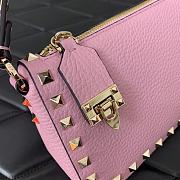 Kitlife Valentino Garavani Rockstud Leather Shoulder Bag pink - 19x13x7cm - 3
