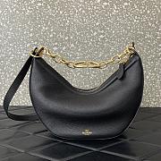 Kitlife VALENTINO GARAVANI VLogo Moon Shoulder Bag black - 29x23x11cm - 1