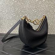 Kitlife VALENTINO GARAVANI VLogo Moon Shoulder Bag black - 29x23x11cm - 6