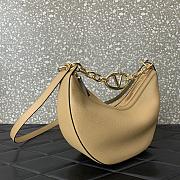 Kitlife VALENTINO GARAVANI VLogo Moon Shoulder Bag beige - 29x23x11cm - 5