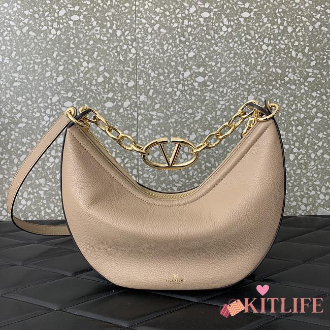 Kitlife VALENTINO GARAVANI VLogo Moon Shoulder Bag - 29x23x11cm - 1