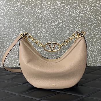 Kitlife VALENTINO GARAVANI VLogo Moon Shoulder Bag - 29x23x11cm