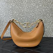 Kitlife VALENTINO GARAVANI VLogo Moon Shoulder Bag brown - 29x23x11cm - 1