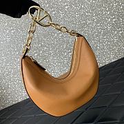 Kitlife VALENTINO GARAVANI VLogo Moon Shoulder Bag brown - 29x23x11cm - 3