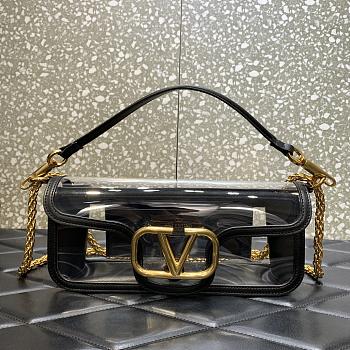 Kitlife VALENTINO GARAVANIOUT Locò Shoulder Bag black in Polymeric Material - 27x13x6cm