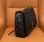 kitlife Saint Laurent JAMIE Black Leather Shoulder Bag - 43×29×9 cm  - 6