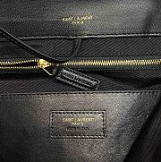 kitlife Saint Laurent JAMIE Black Leather Shoulder Bag - 43×29×9 cm  - 3