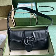 Kitlife GUCCI Aphrodite Small leather shoulder black bag - 27x14x5 cm - 1