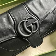 Kitlife GUCCI Aphrodite Small leather shoulder black bag - 27x14x5 cm - 4