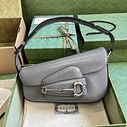 Kitlife Gucci Horsebit 1955 gray bag - 26.5x10.5x4 cm - 1