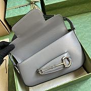 Kitlife Gucci Horsebit 1955 gray bag - 26.5x10.5x4 cm - 2