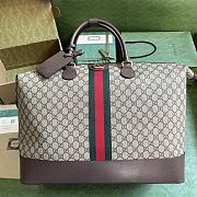 kitlife Gucci Savoy duffle GG Supreme bag - 48.5x 36 x 24cm - 1