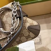 Kitlife GUCCI Horsebit Small GG canvas shoulder bag - 38 x 15 x 16 cm - 2