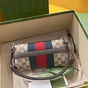 Kitlife GUCCI Horsebit Small GG canvas shoulder bag -27x11x5cm - 6