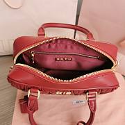 kitlife MiuMiu Matelasse red bag - 24x16x7.5 cm - 5