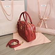 kitlife MiuMiu Matelasse red bag - 24x16x7.5 cm - 3