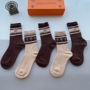 Kitlife Louis Vuitton Set 5 Socks 5 - 2