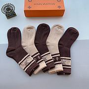 Kitlife Louis Vuitton Set 5 Socks 5 - 5