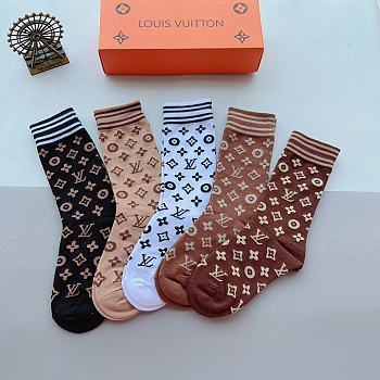 Kitlife Louis Vuitton Set 5 Socks 5 - 01