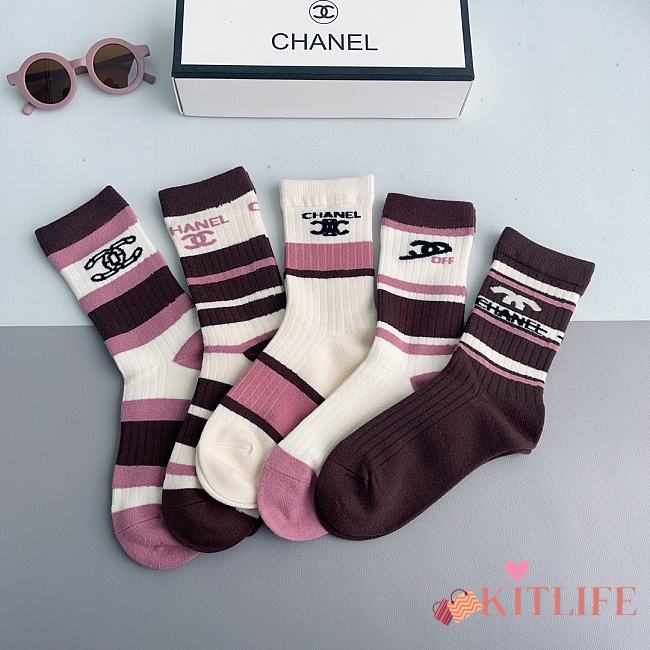 Kitlife Chanel Set 5 Socks 5 - 02 - 1