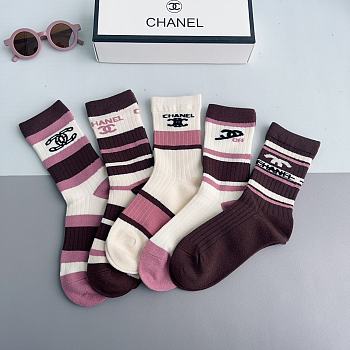 Kitlife Chanel Set 5 Socks 5 - 02