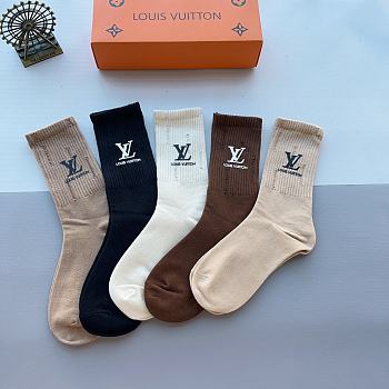 Kitlife louis vuitton Set 5 Socks  - 07