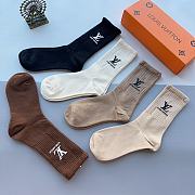 Kitlife louis vuitton Set 5 Socks  - 07 - 4