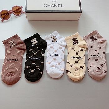 Kitlife Chanel Set 5 Socks  - 08