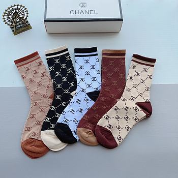 Kitlife Chanel Set 5 Socks - 09