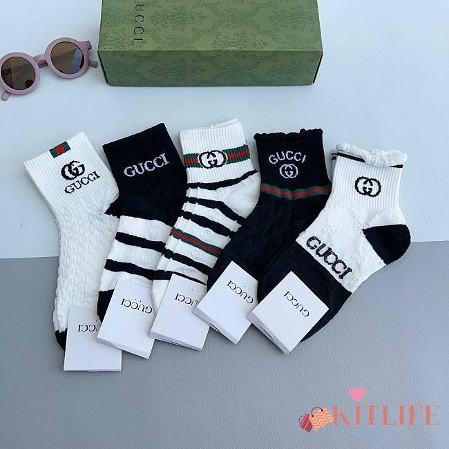 Kitlife gucci Set 5 Socks - 11 - 1