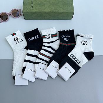 Kitlife gucci Set 5 Socks - 11