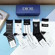 Kitlife Dior Set 5 Socks - 15 - 1