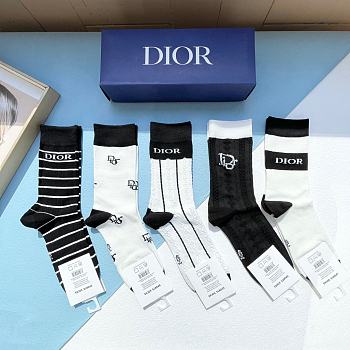 Kitlife Dior Set 5 Socks - 15