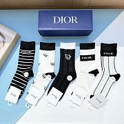 Kitlife Dior Set 5 Socks - 15 - 6