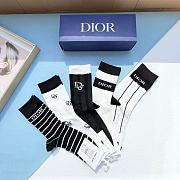 Kitlife Dior Set 5 Socks - 15 - 4