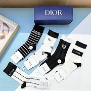 Kitlife Dior Set 5 Socks - 15 - 3