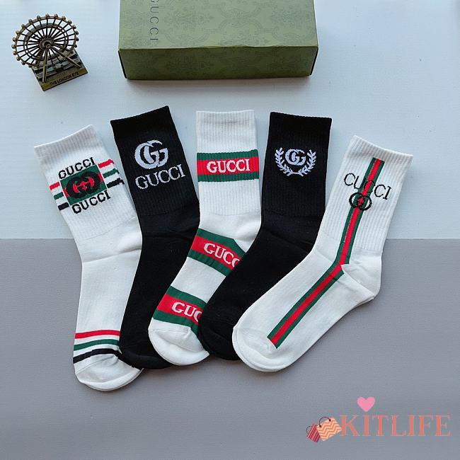 Kitlife gucci Set 5 Socks - 18 - 1