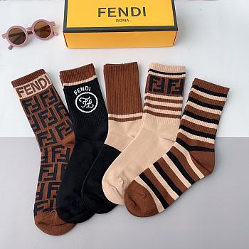 Kitlife Fendi Set 5 Socks - 21